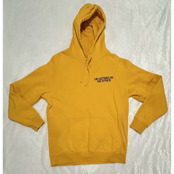Rare Niall Horan Heartbreak Weather Hoodie Size Medium In Yellow - Picture 1 of 5